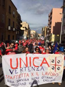 La marcia UNICA approda a Cagliari